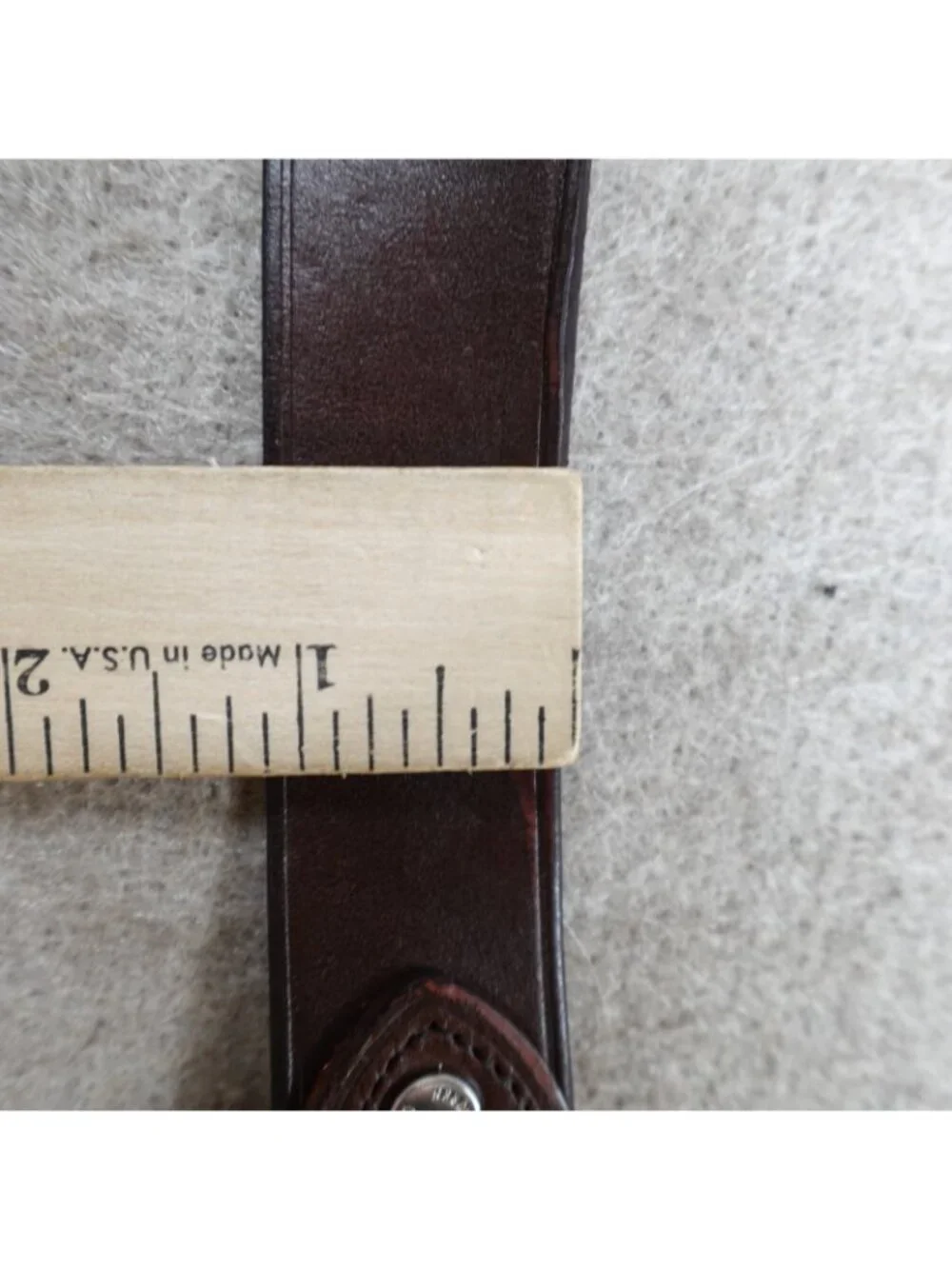 Polo Ralph Lauren Mens Belt 40 Brown Solid